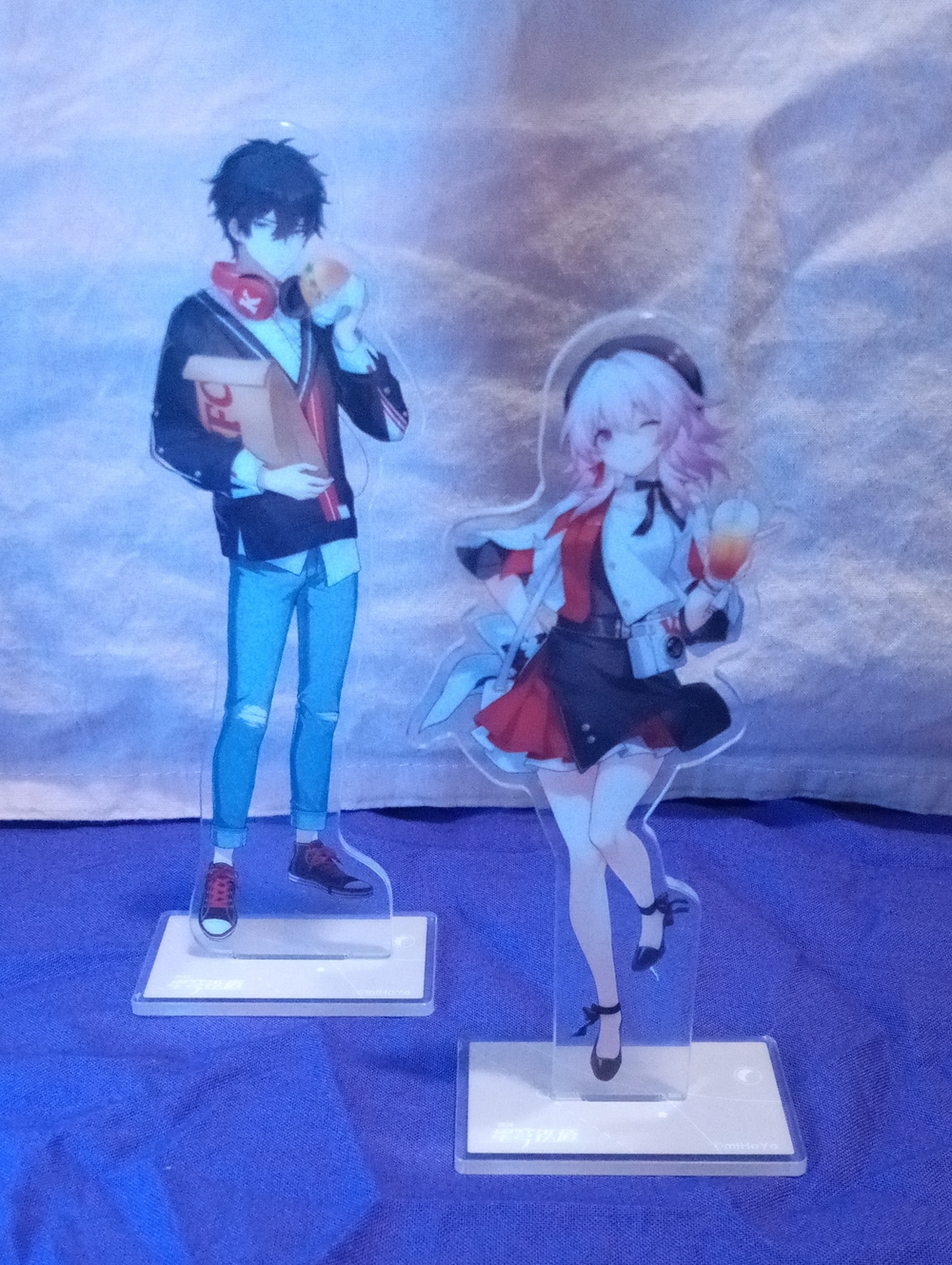 Honkai Star Rail × KFC Time to Feast Collab Dan Heng & March 7th Acrylic Stands